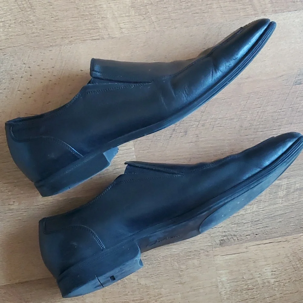 Cole Haan Mens Slip on‎ Black Dress Shoes Size 14M